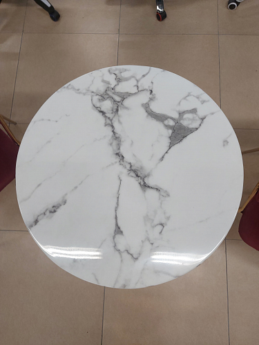 Стол Melan white / gold из шоурума 3